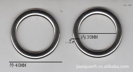 【廠家直銷: 鋅合金圓環(huán)扣、圓扣、圈扣、環(huán)扣 /內(nèi)30*40*4.6MM】價(jià)格,廠家,圖片,其他箱包服裝配件,石獅市建全五金商行-
